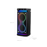 Parlante Inalámbrico Portátil RCA Con Micrófono Bluetooth Bateria Recargable JOY28 8000W