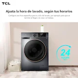 Lavasecarropas TCL Carga Frontal Inverter 10 Kg C2210 Gris