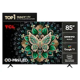 TV Smart 85" TCL 85C6K-F Mini LED 4K Google TV