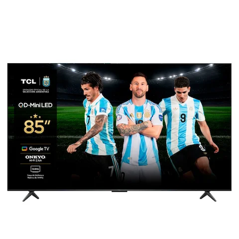 TV Smart 85" TCL 85C6K-F Mini LED 4K Google TV